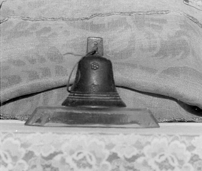 campanello d'altare, opera isolata - bottega bergamasca (sec. XIX)