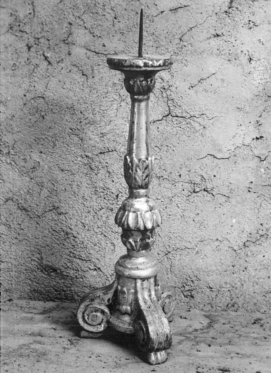 candeliere, serie - bottega bergamasca (sec. XVII)