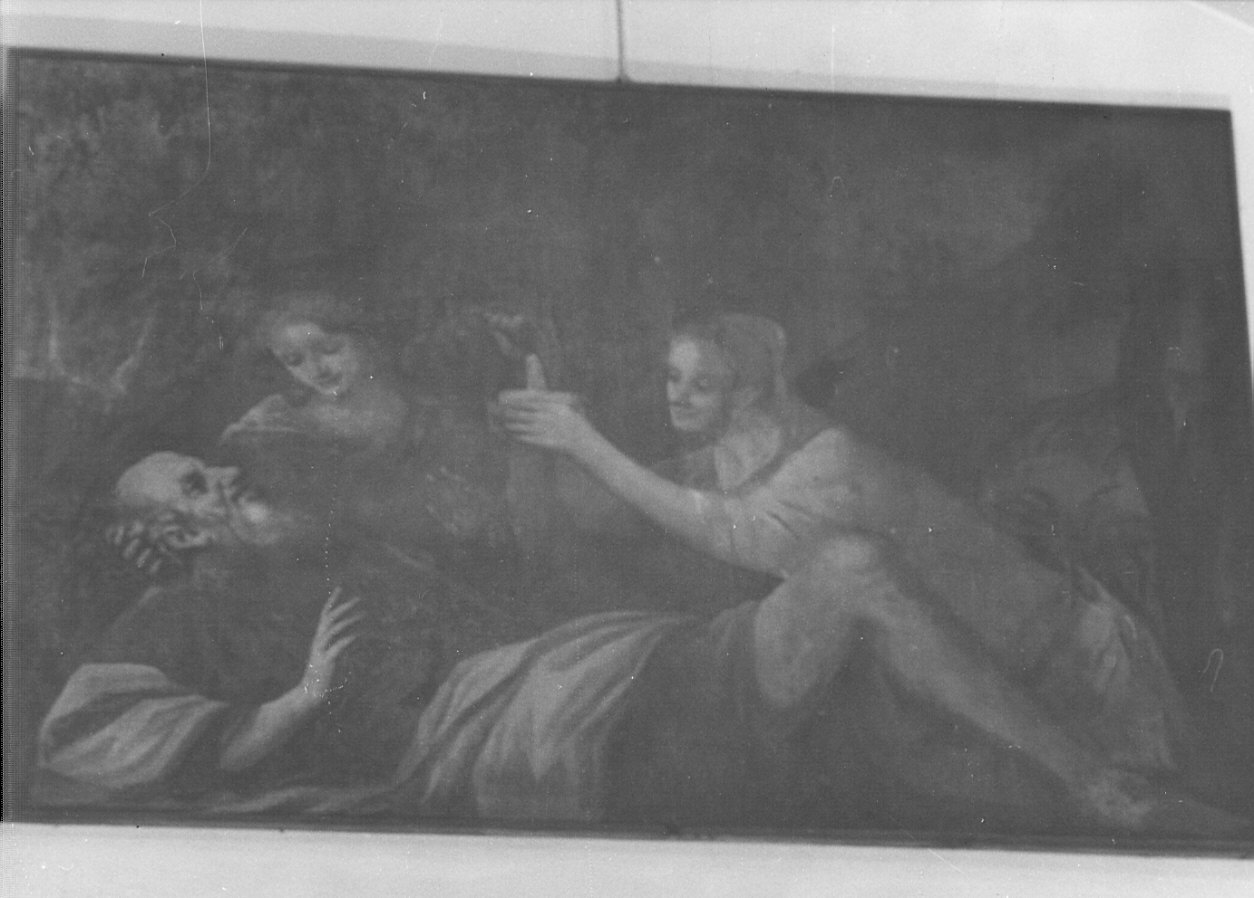 morte di San Giuseppe (?) (dipinto, opera isolata) - ambito bergamasco (sec. XVII)