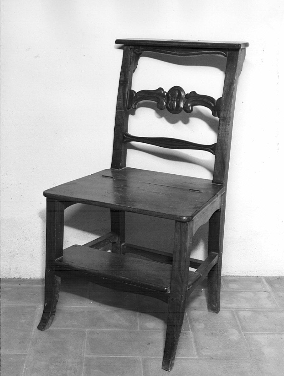 sedia con inginocchiatoio, opera isolata - bottega bergamasca (sec. XIX)
