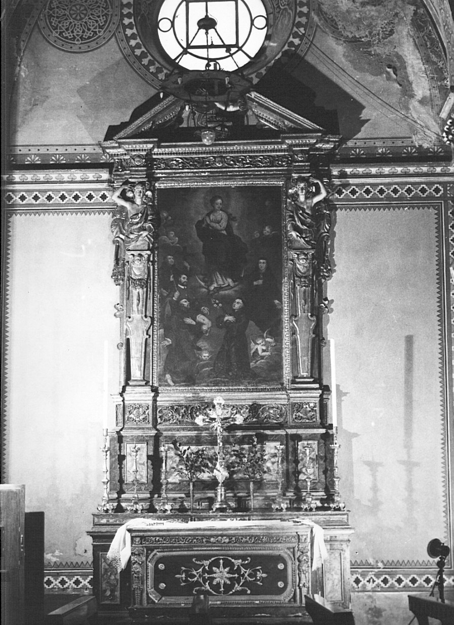 altare, complesso decorativo - bottega bergamasca (sec. XVII)