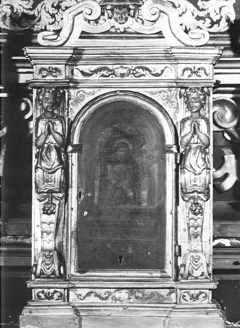 tabernacolo, complesso decorativo - bottega lombarda (sec. XVII)