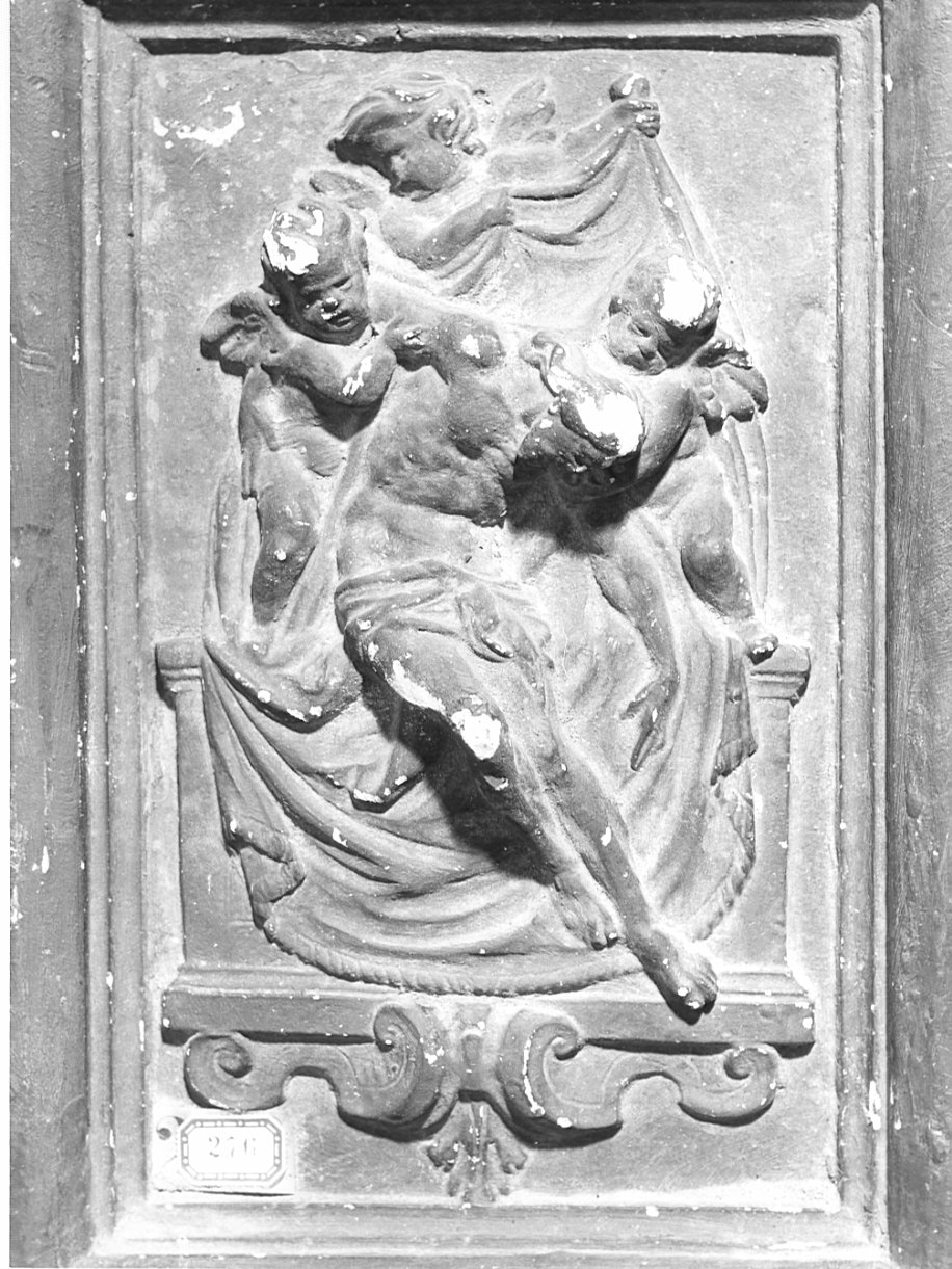 deposizione di Cristo nel sepolcro (rilievo, opera isolata) - bottega lombarda (sec. XVIII)