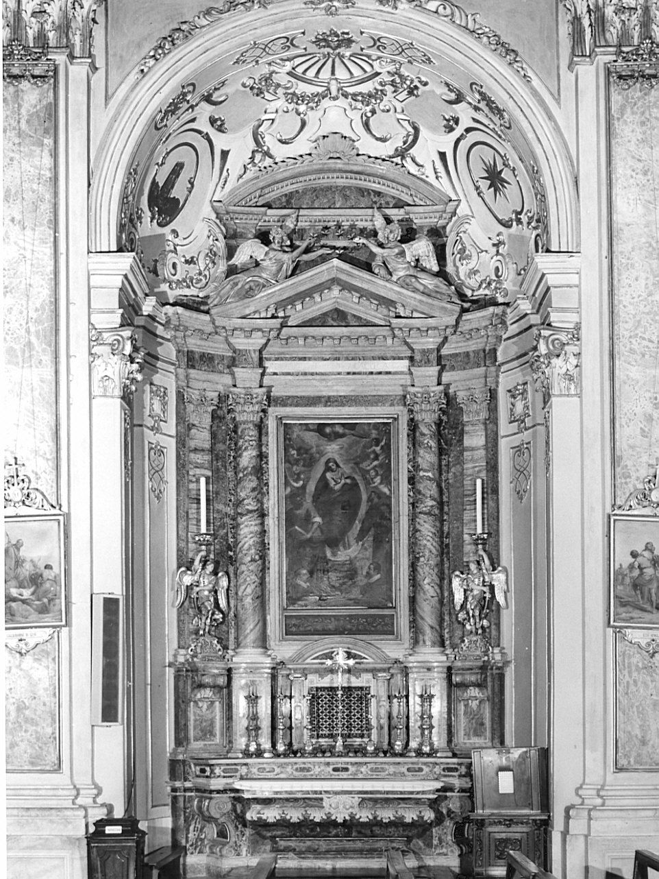 altare, complesso decorativo di Caniana Francesco Antonio (sec. XVIII)