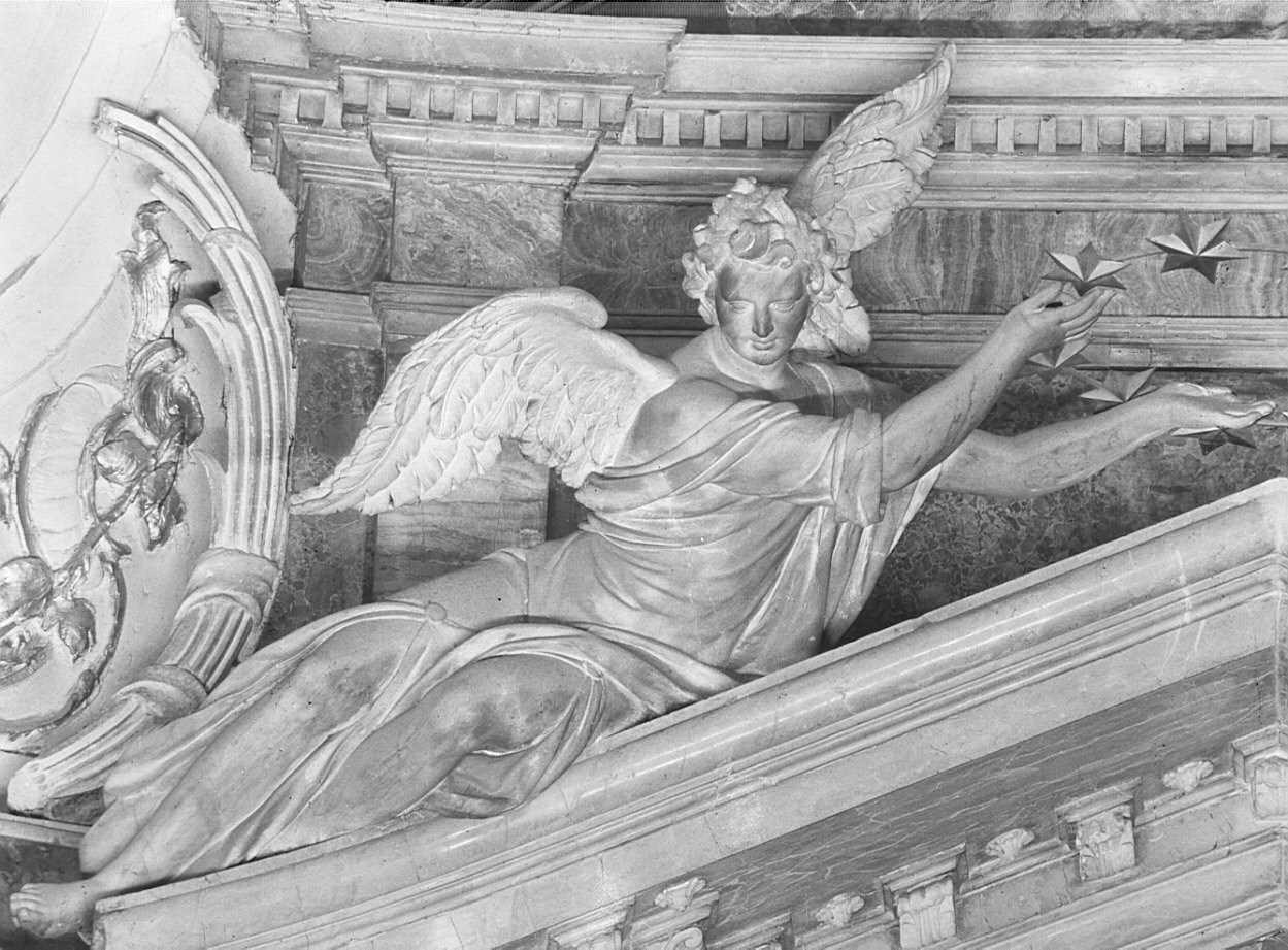 angelo (statua, elemento d'insieme) di Caniana Francesco Antonio (sec. XVIII)