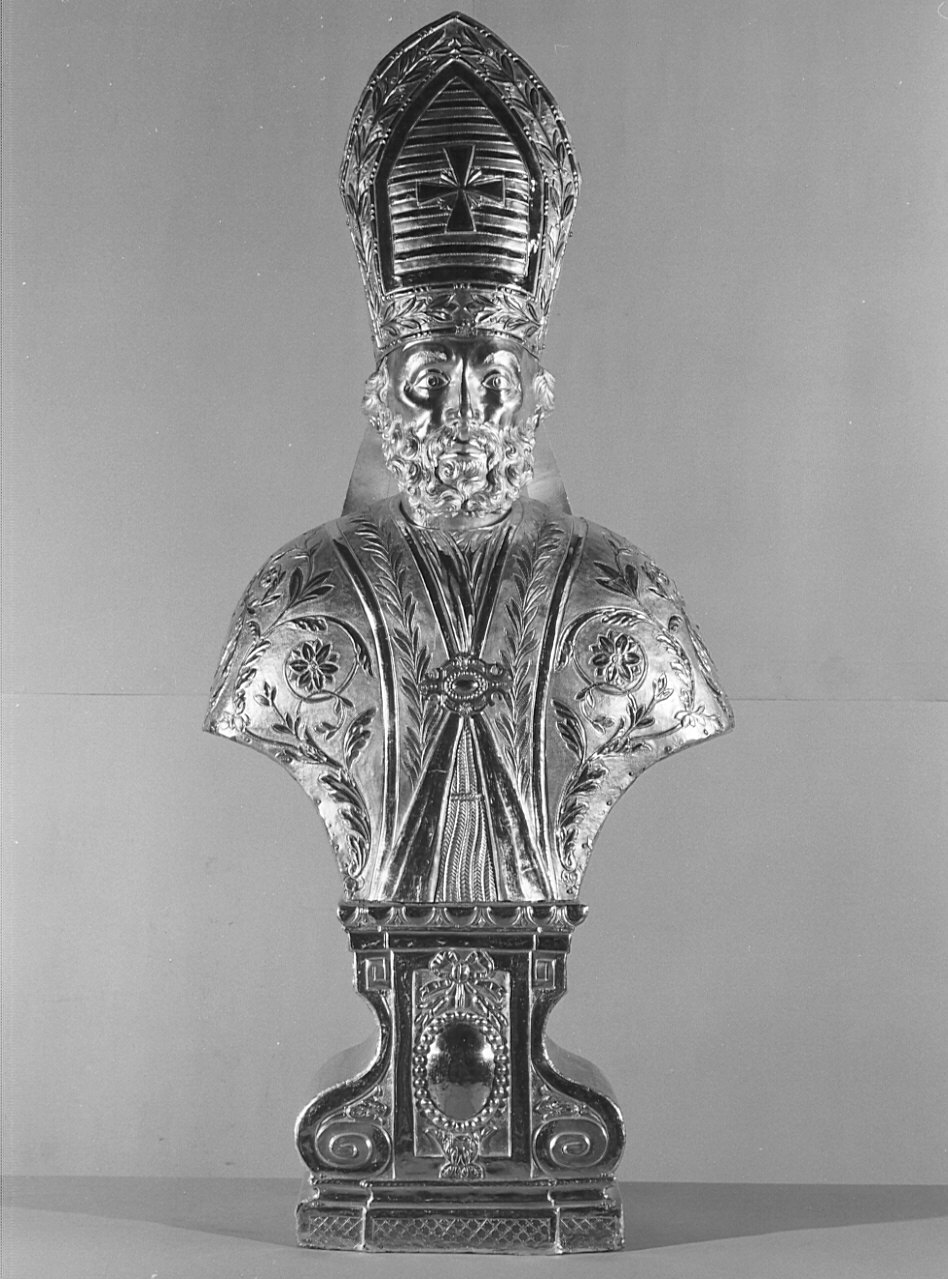 reliquiario - a busto, serie - bottega lombarda (sec. XIX)