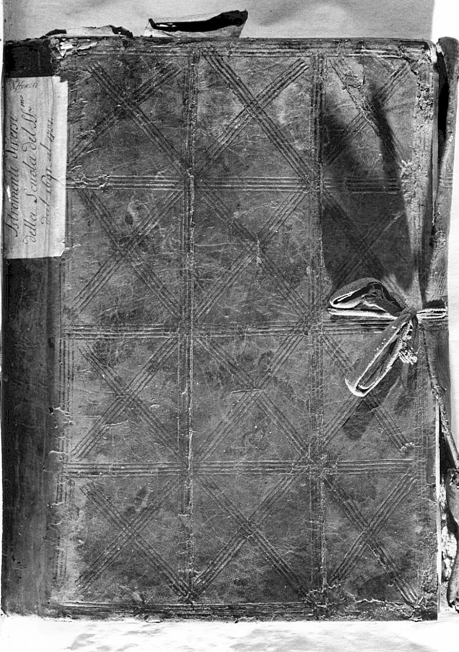 coperta di libro, opera isolata - bottega bergamasca (sec. XVII)