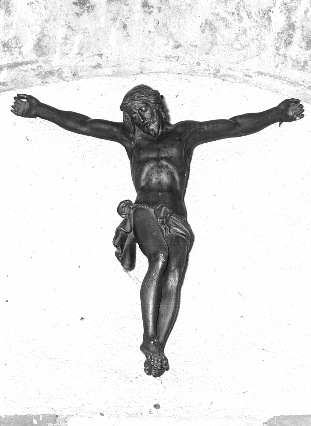 Cristo (statua, opera isolata) - bottega bergamasca (sec. XIX)