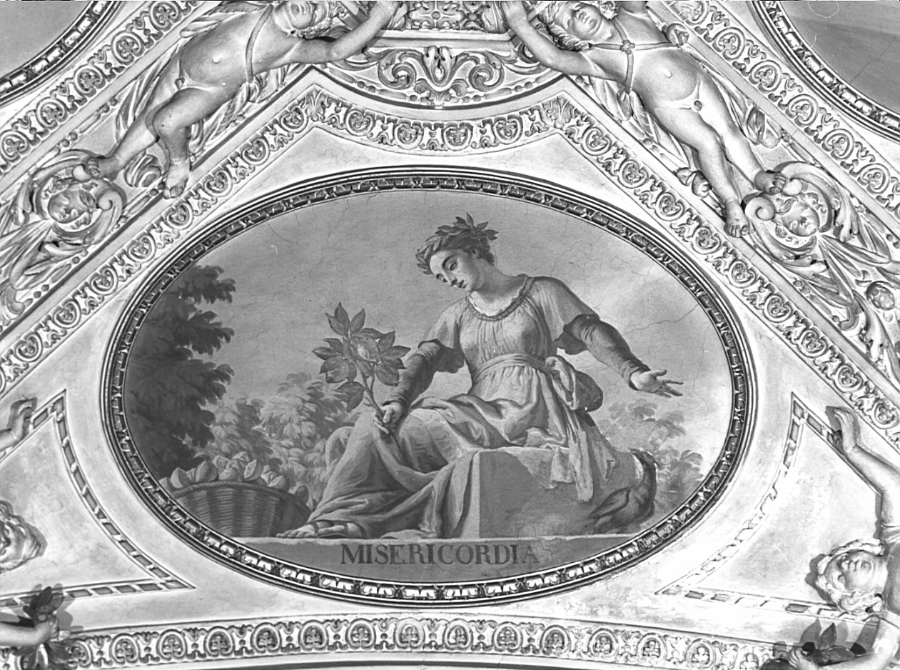 misericordia divina (dipinto, elemento d'insieme) di Orelli Vincenzo Angelo (fine sec. XVIII)
