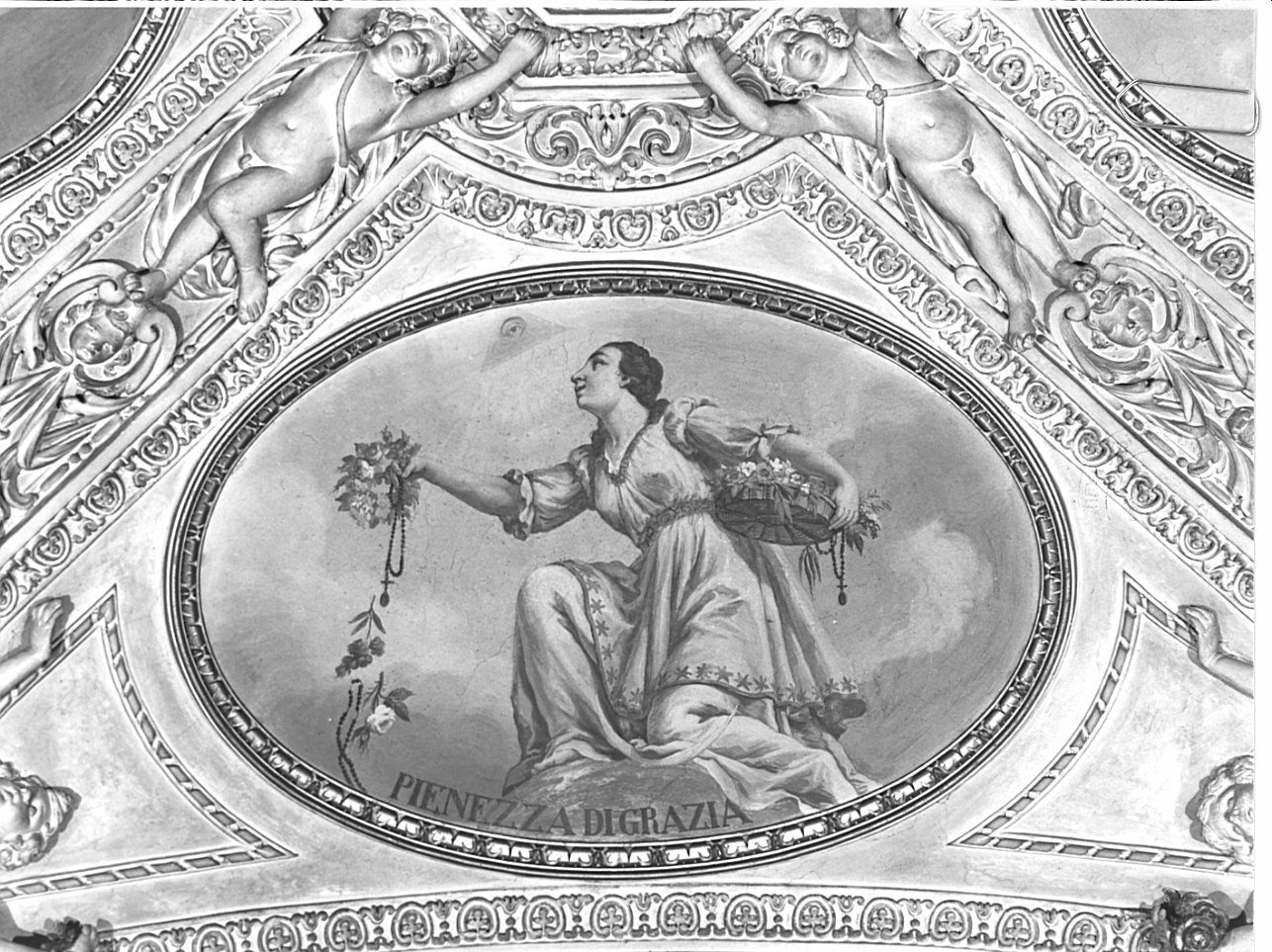 Pienezza di Grazia (dipinto, elemento d'insieme) di Orelli Vincenzo Angelo (fine sec. XVIII)