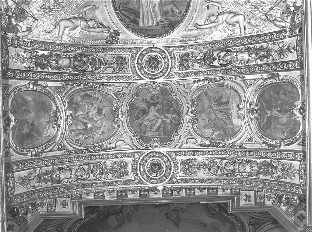 misteri del rosario (dipinto, ciclo) di Ferrari Federico (terzo quarto sec. XVIII)