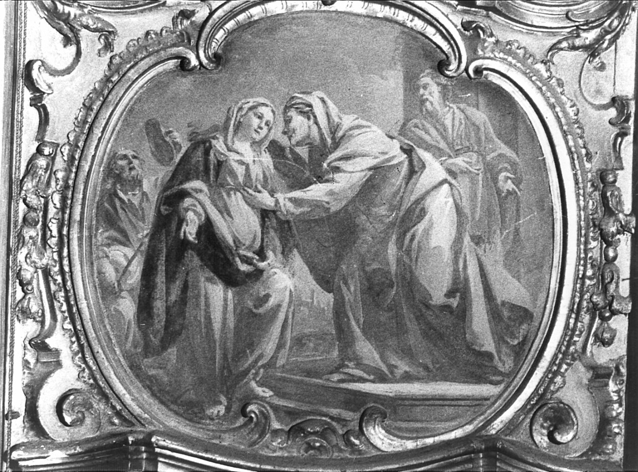 visitazione (dipinto, elemento d'insieme) di Ferrari Federico (terzo quarto sec. XVIII)