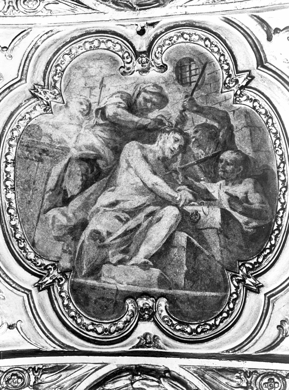 incoronazione di spine (dipinto, elemento d'insieme) di Ferrari Federico (terzo quarto sec. XVIII)