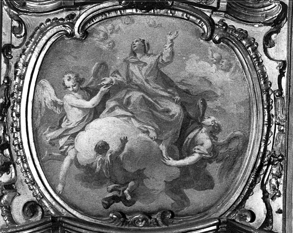 assunzione della Madonna (dipinto, elemento d'insieme) di Ferrari Federico (terzo quarto sec. XVIII)