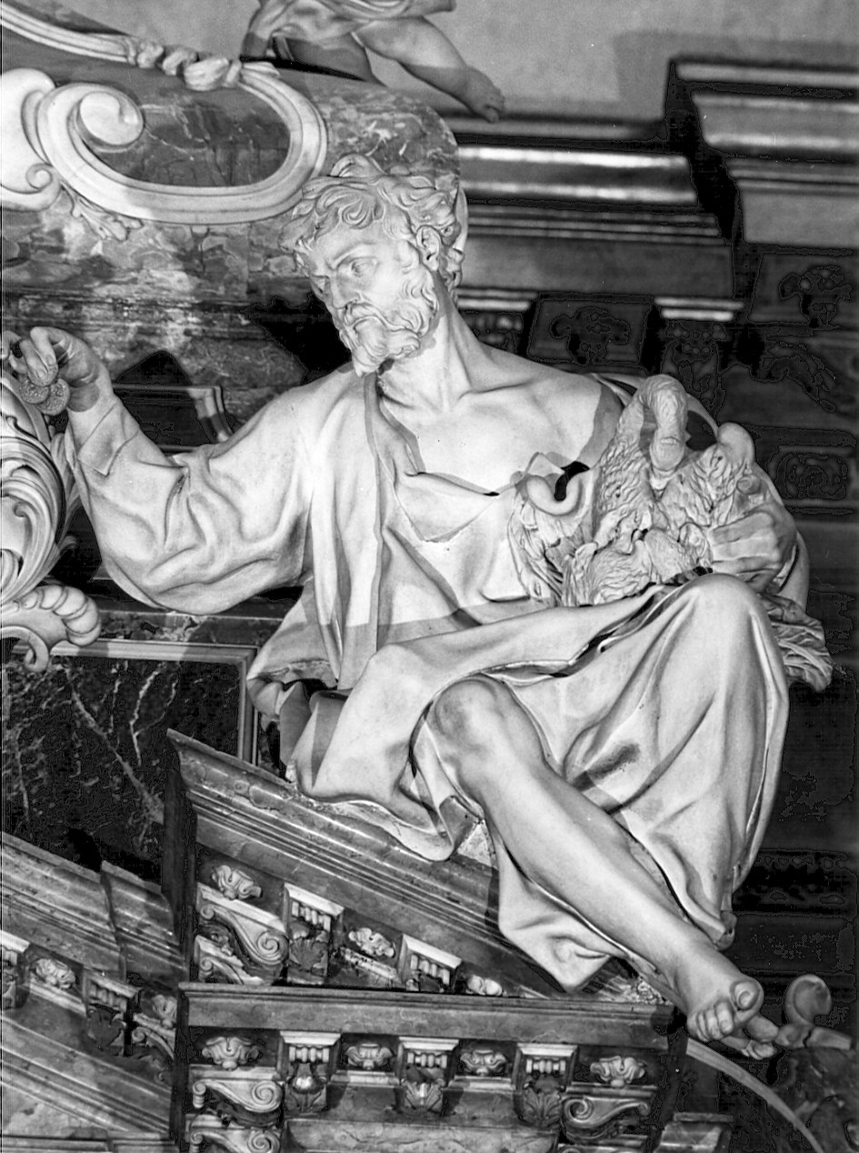 Figura allegorica della Carità (scultura, elemento d'insieme) di Fantoni Andrea (inizio sec. XVIII)