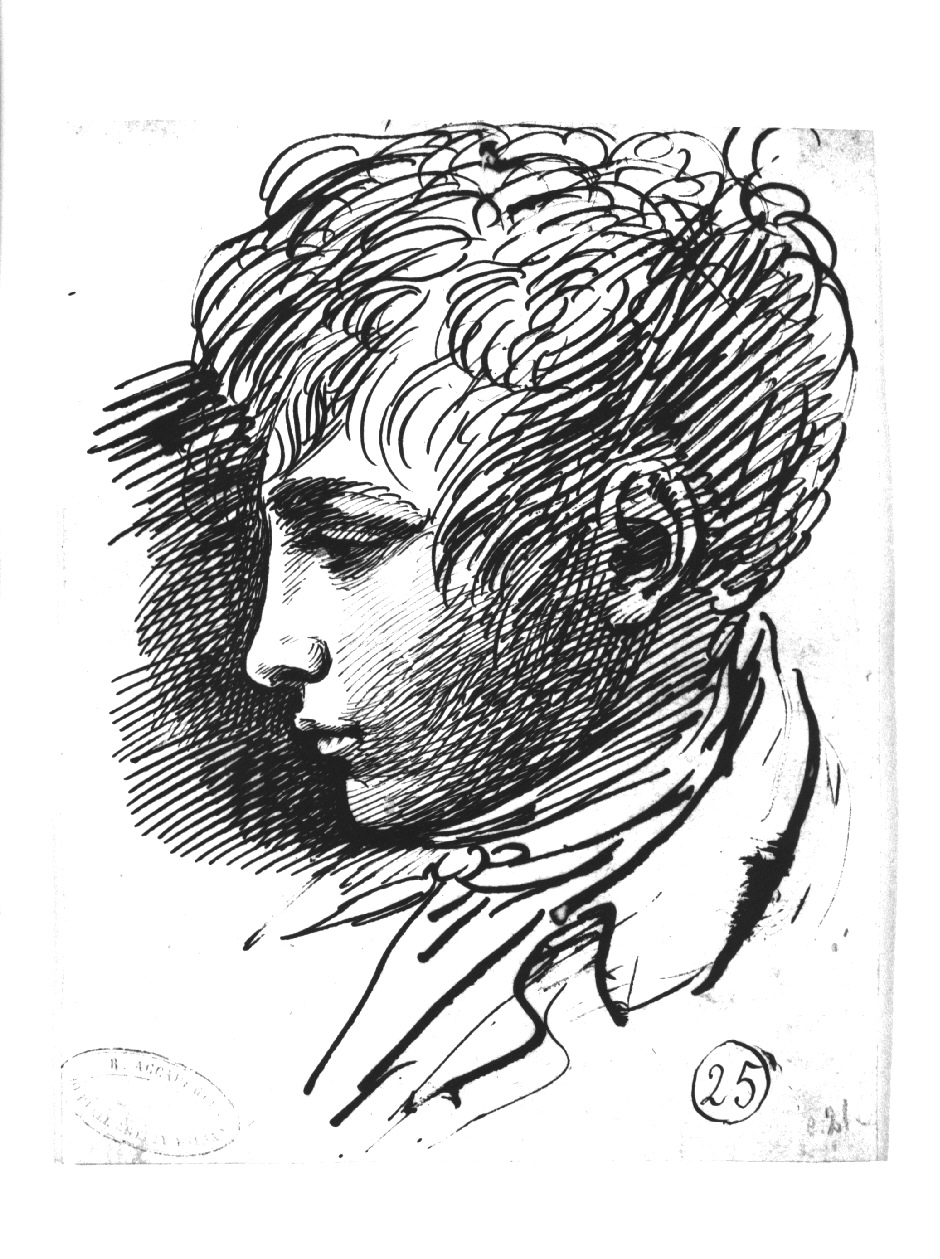 Ritratto di giovinetto, giovane (disegno, opera isolata) di Appiani Andrea (inizio sec. XIX)