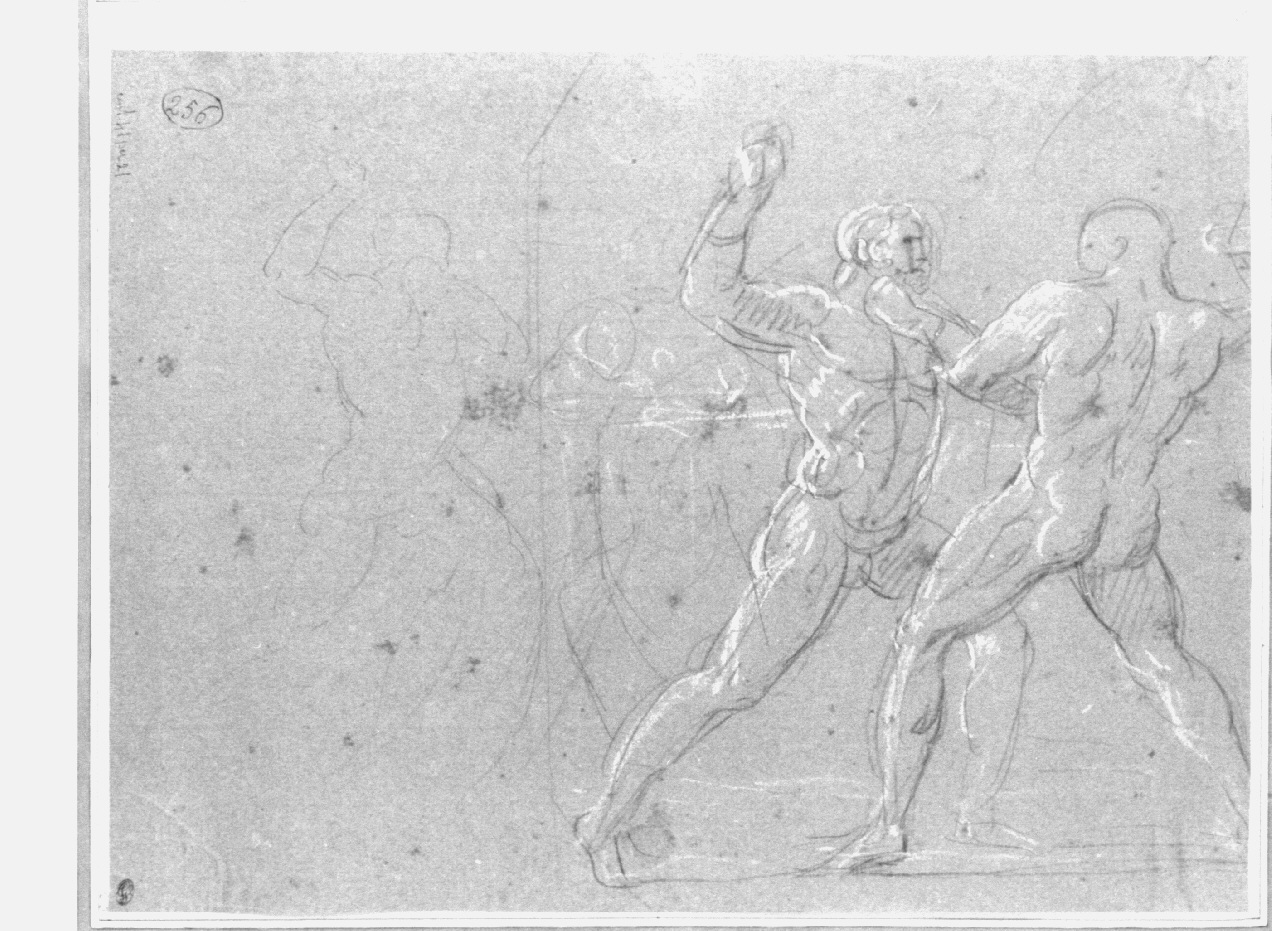 giovani guerrieri (disegno, opera isolata) di Appiani Andrea (sec. XIX)