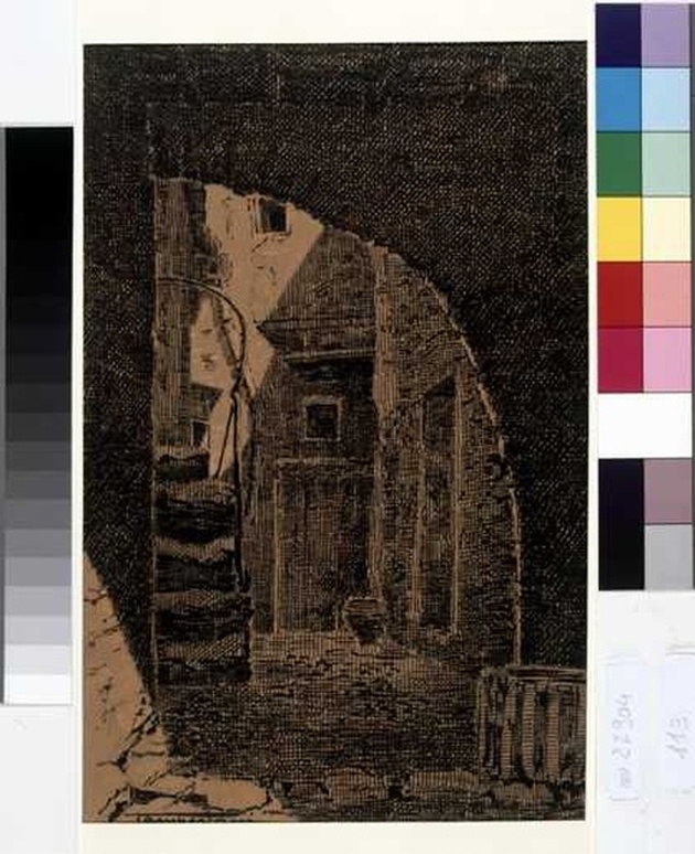 veduta di Agrigento (disegno, opera isolata) di Tamberlani Ferdinando (sec. XX)