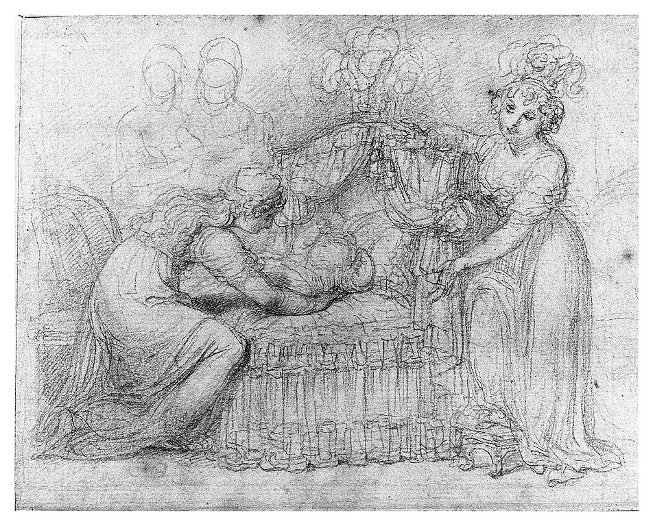 La principessa Carlotta Augusta, bambina (disegno, opera isolata) di Cosway Richard (sec. XVIII)