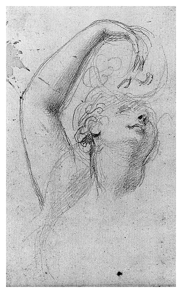 testa di donna con testa di bambina (disegno, opera isolata) di Cosway Richard (fine sec. XVIII)