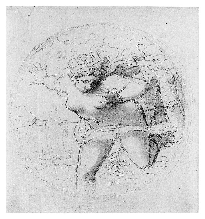 figura femminile nuda (disegno, opera isolata) di Cosway Richard (sec. XVIII)
