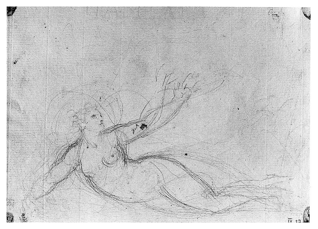figura femminile (disegno, opera isolata) di Cosway Richard (sec. XVIII)