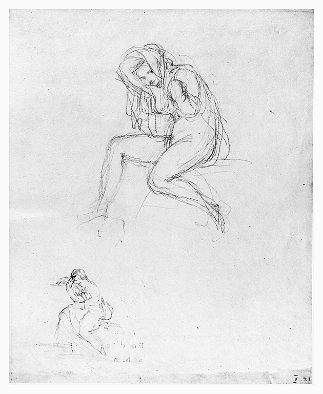 figure femminili (disegno, opera isolata) di Cosway Richard (inizio sec. XIX)