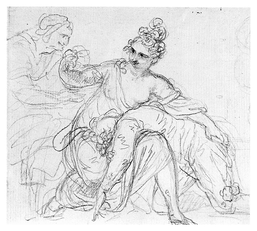 giovani amanti (disegno, opera isolata) di Cosway Richard (sec. XVIII)