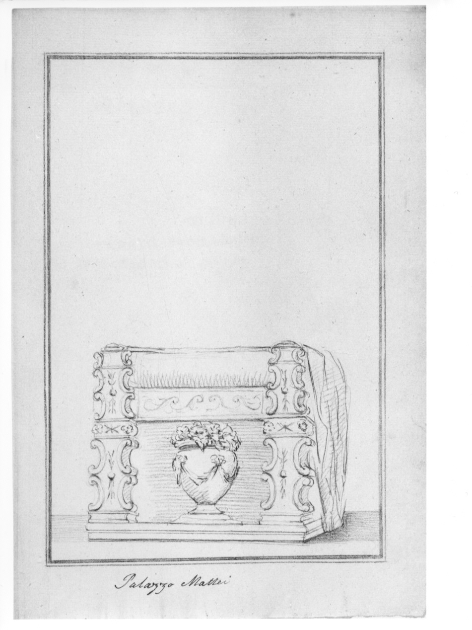 elemento decorativo (disegno, opera isolata) di Cosway Hadfield Maria (sec. XIX)