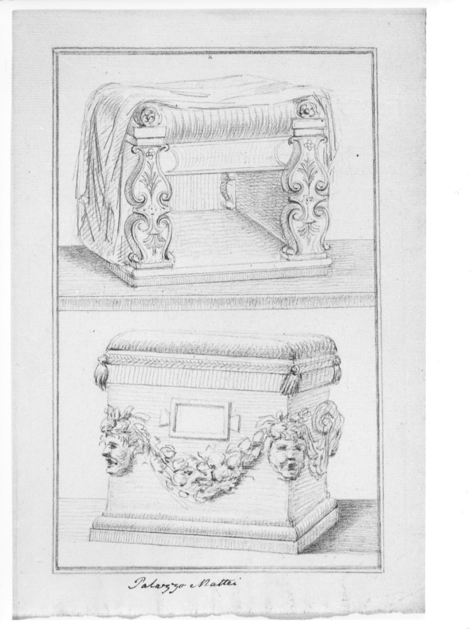 elemento decorativo (disegno, opera isolata) di Cosway Hadfield Maria (sec. XIX)