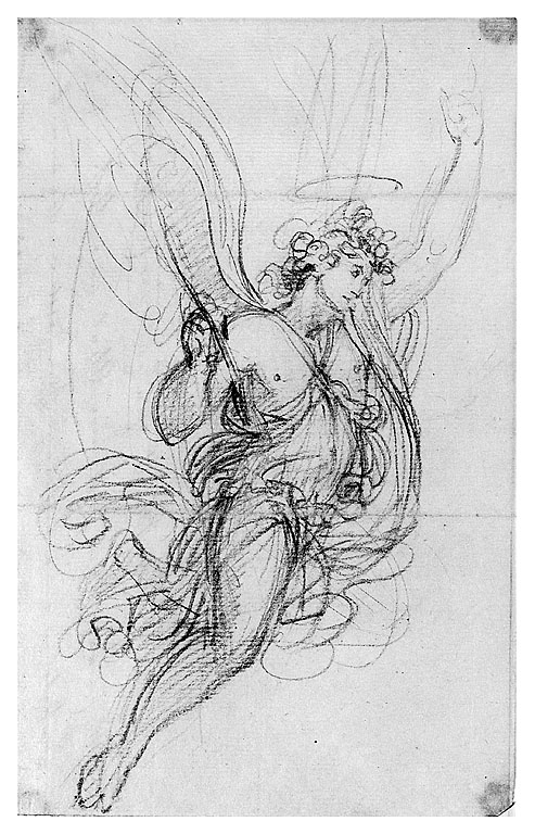 angelo annunciante (disegno, opera isolata) di Cosway Richard (inizio sec. XIX)