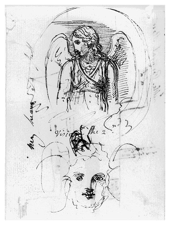 angelo (disegno, opera isolata) di Cosway Richard (fine sec. XVIII)