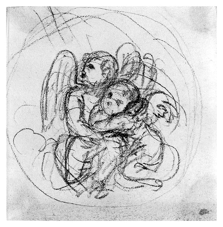due angioletti (disegno, opera isolata) di Cosway Richard (fine sec. XVIII)
