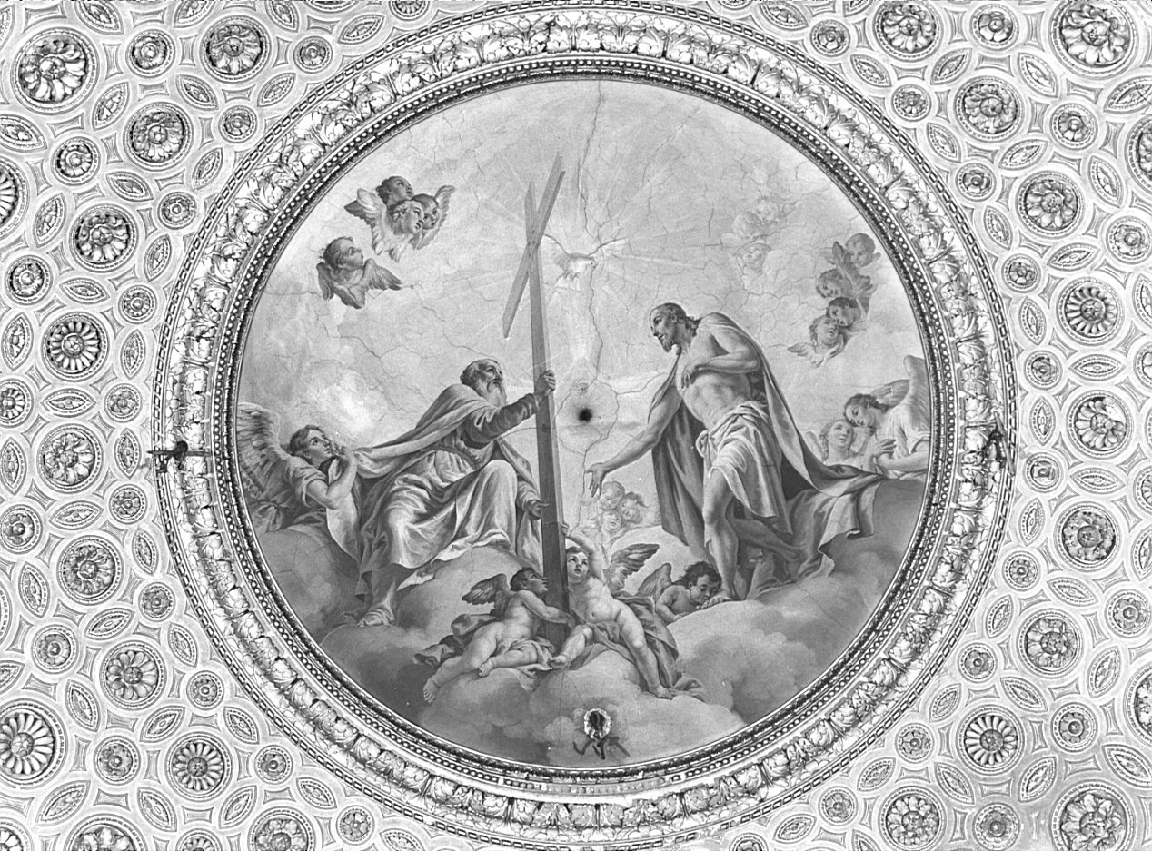 Trinità (dipinto, opera isolata) di Orelli Vincenzo Angelo (fine sec. XVIII)