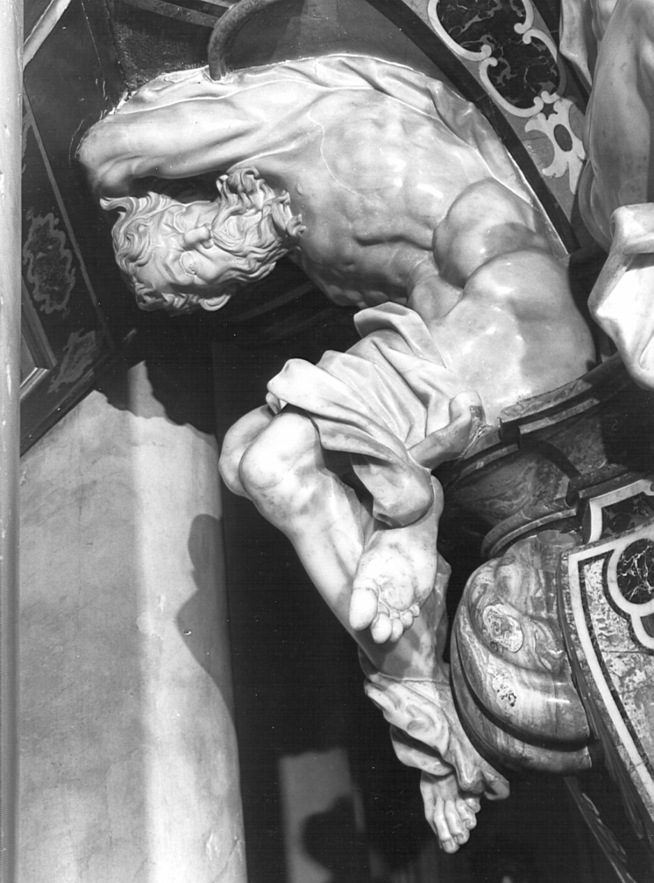 telamone (scultura, elemento d'insieme) di Fantoni Andrea (sec. XVIII)
