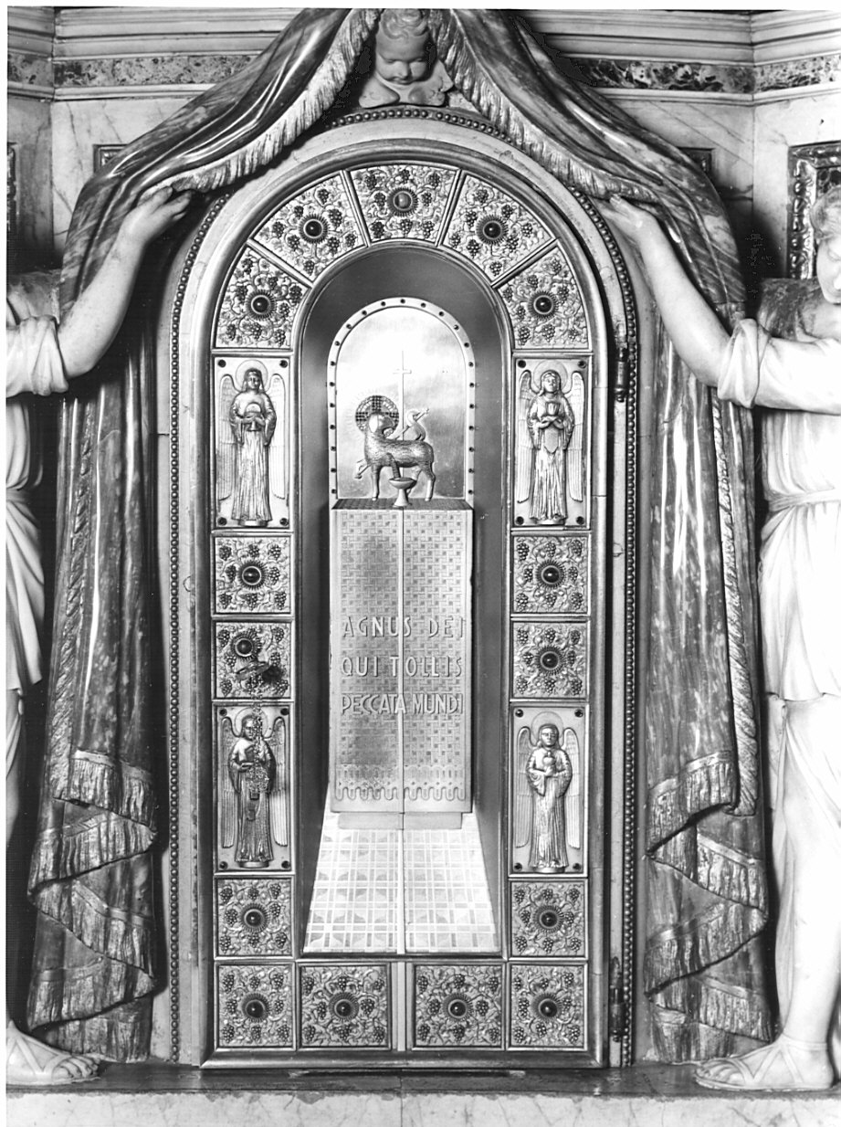 sportello di tabernacolo, opera isolata di Nicolini Ambrogio (sec. XX)