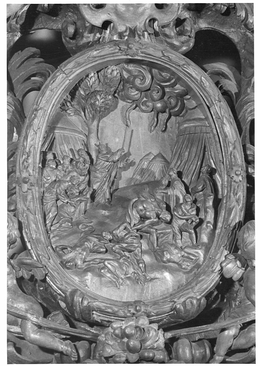 Castigo dei serpenti e serpente di bronzo (scultura, complesso decorativo) di Fantoni Andrea (e aiuti) (secc. XVII/ XVIII)