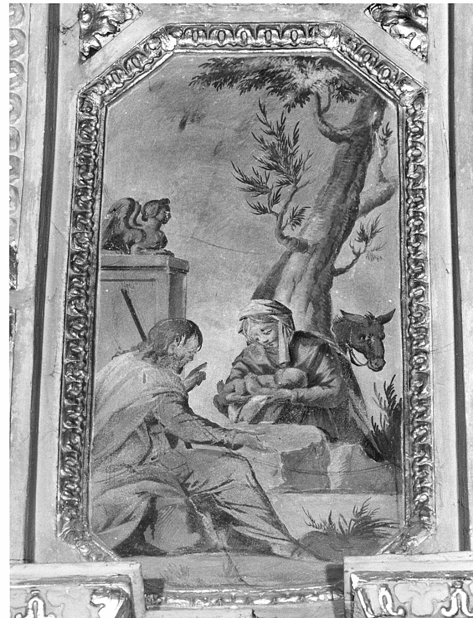 riposo nella fuga in Egitto (dipinto, ciclo) - ambito italiano (sec. XIX)