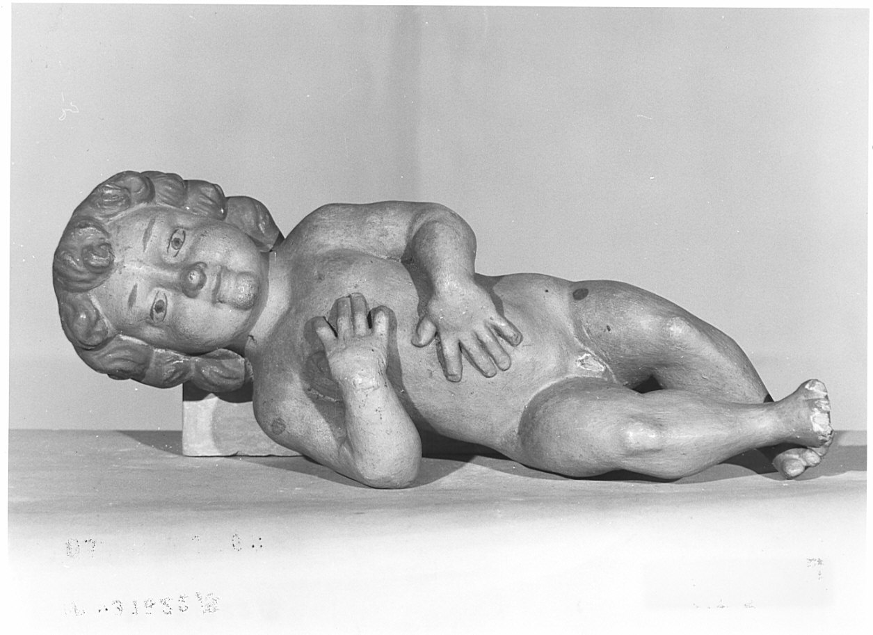 Gesù Bambino (statuetta di presepio, opera isolata) - bottega bergamasca (sec. XVII)