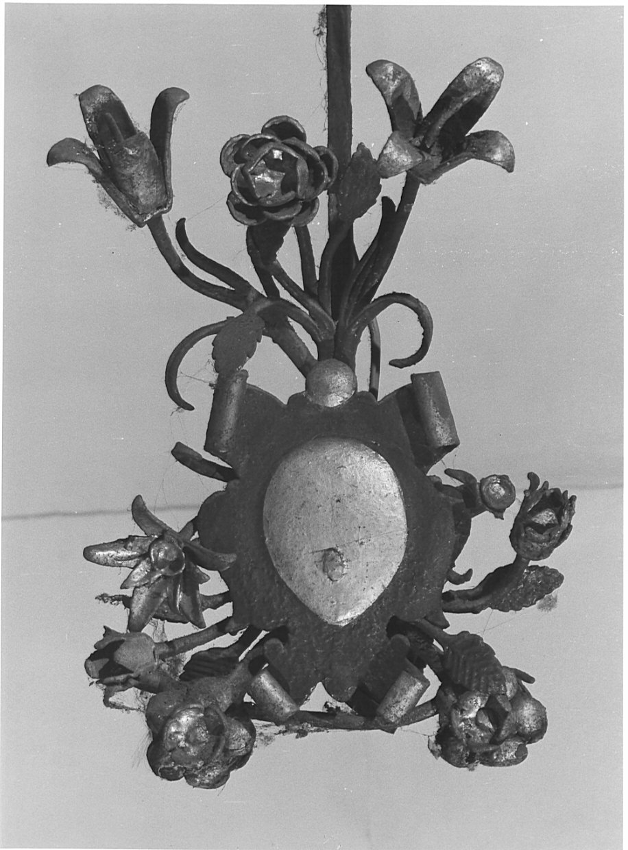 lampada - a stelo, serie - bottega bergamasca (sec. XVII)