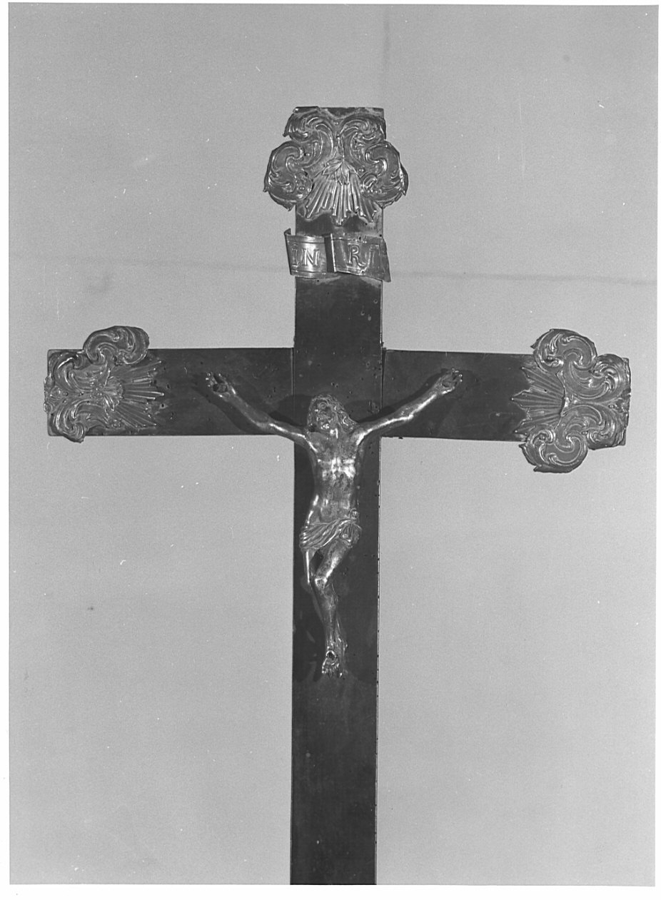 croce d'altare, opera isolata - bottega bergamasca (fine sec. XVIII)