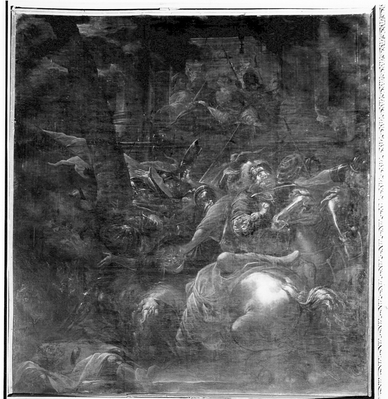 Un episodio del martirio di San Defendente (dipinto, elemento d'insieme) di Mango Pietro (sec. XVII)