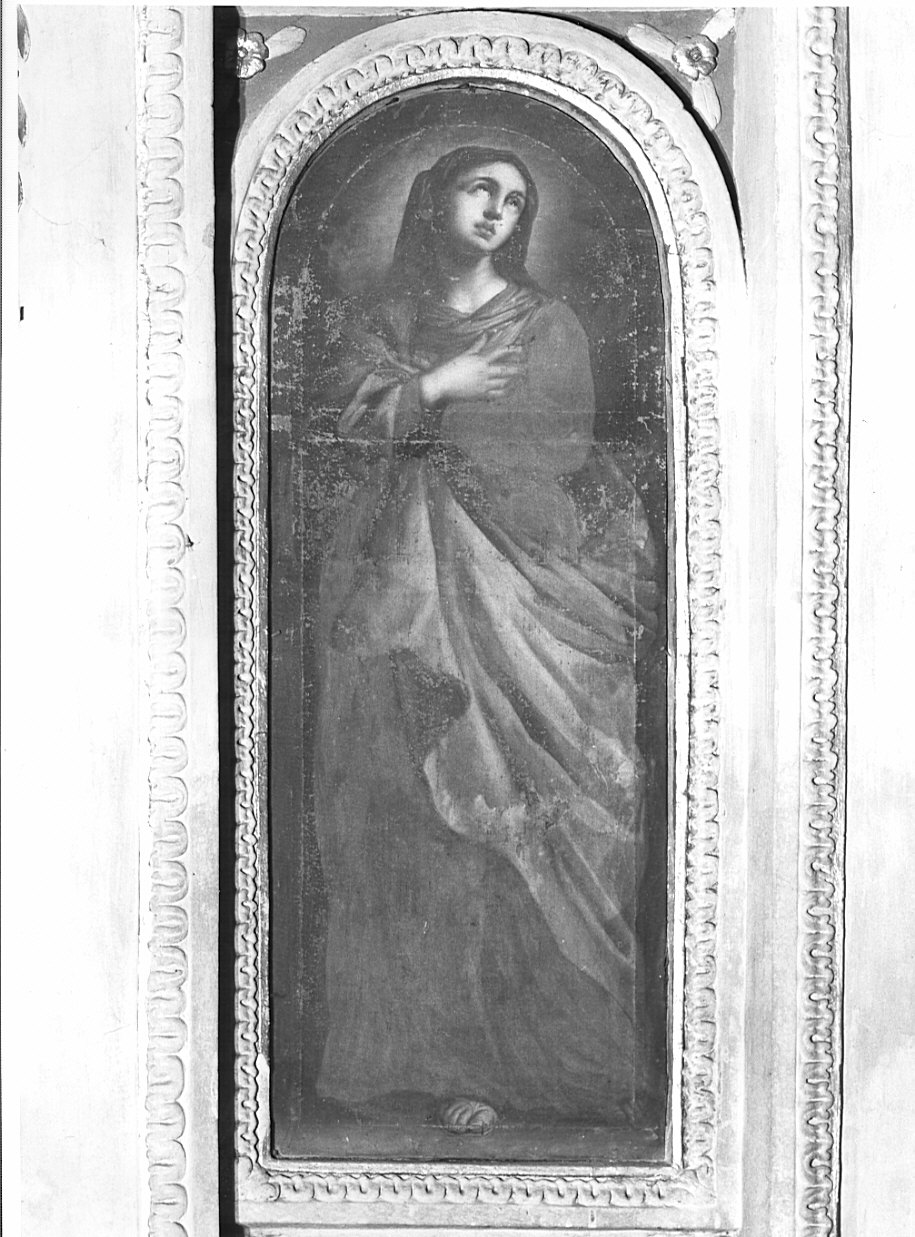 Madonna (dipinto, pendant) - ambito bergamasco (sec. XVII)
