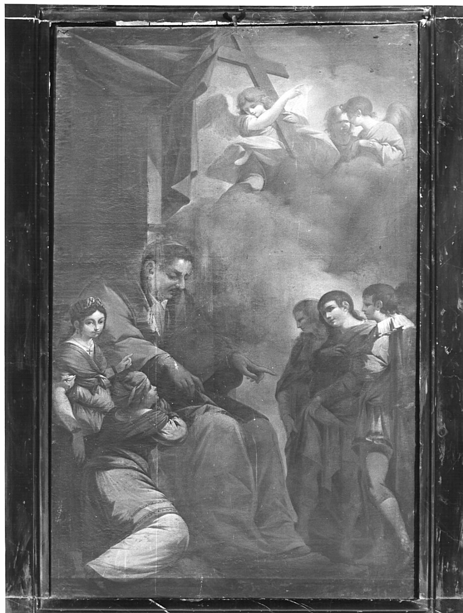 San Carlo Borromeo insegna ai fanciulli (dipinto, opera isolata) - ambito veneto (prima metà sec. XVIII)