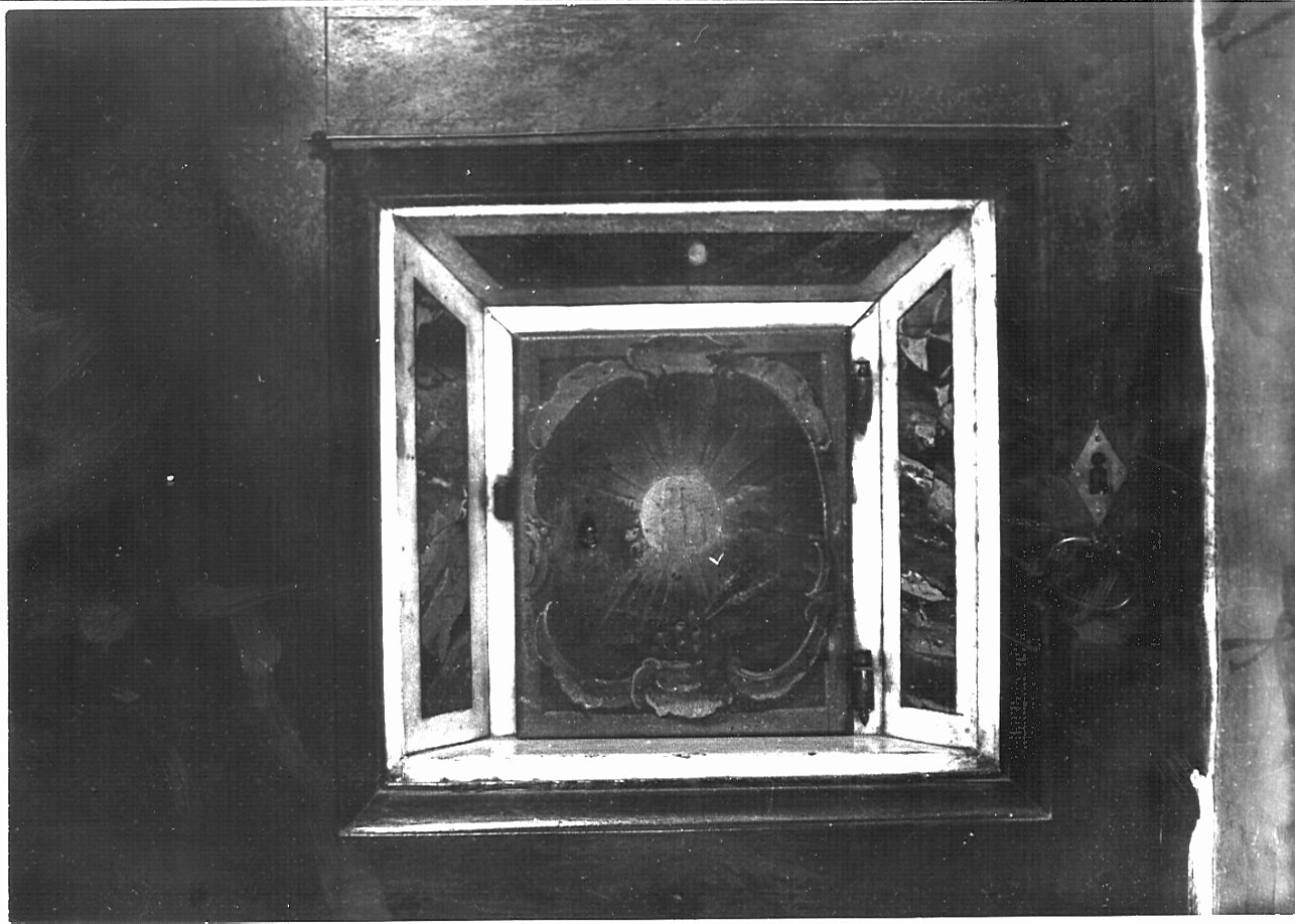 finestrella per la somministrazione eucaristica, pendant - bottega bergamasca (prima metà sec. XIX)