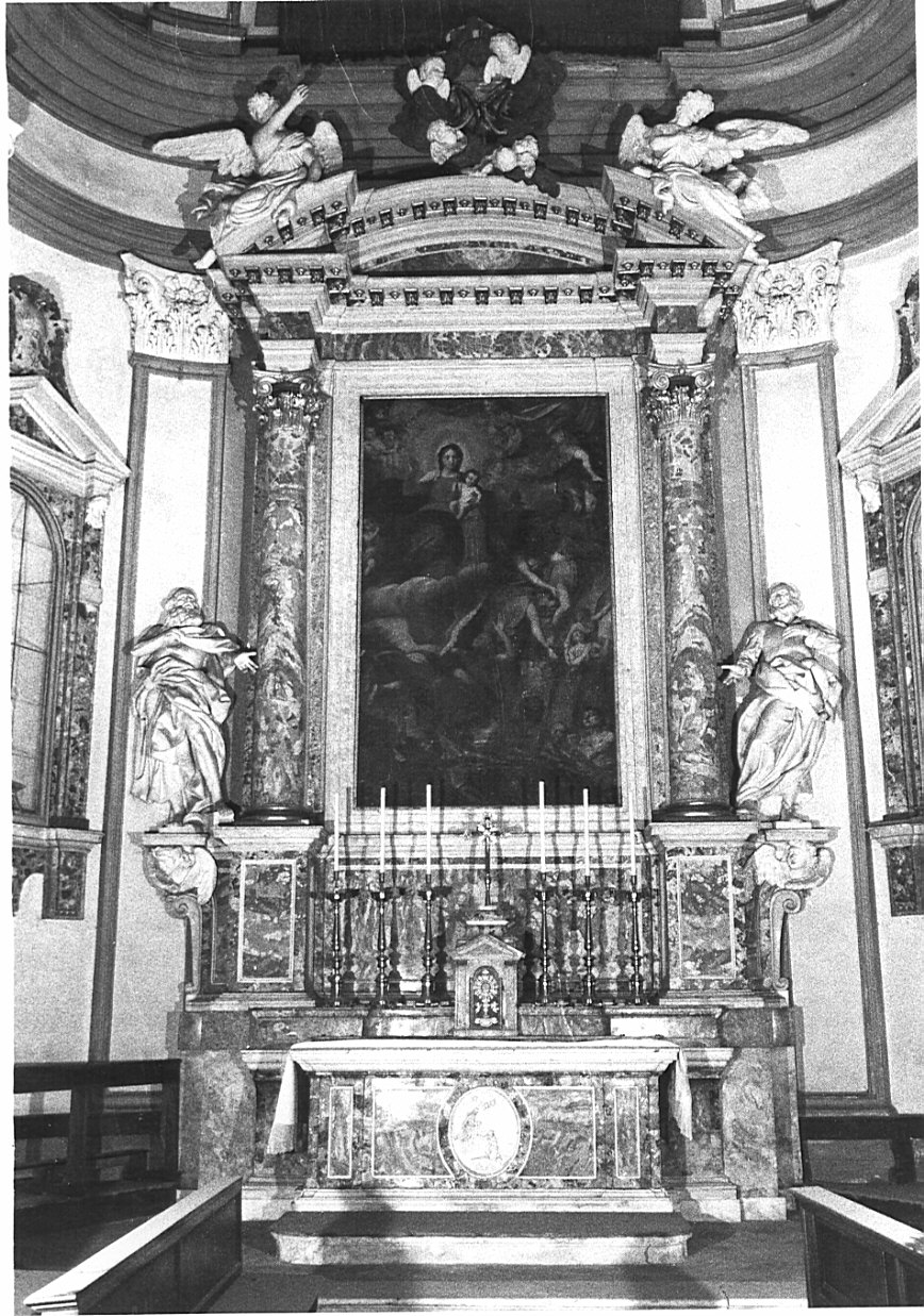 altare, complesso decorativo di Caniana Giovanni Battista (attribuito) (secondo quarto sec. XVIII)
