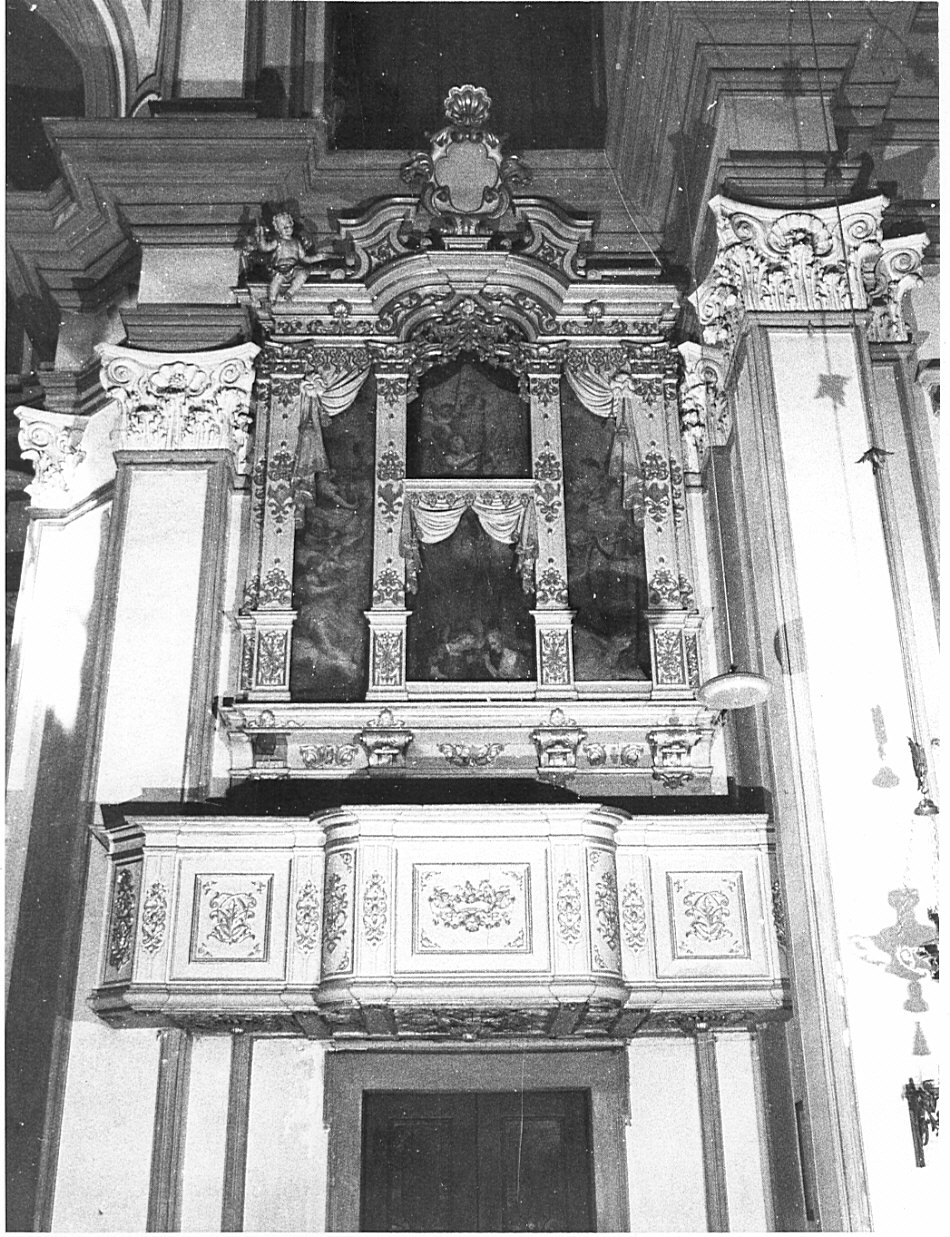tribuna d'organo, complesso decorativo di Caniana Giovanni Battista (attribuito) (secondo quarto sec. XVIII)