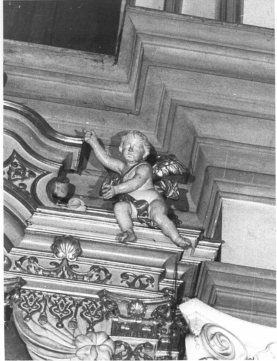 tribuna d'organo, complesso decorativo di Caniana Giovanni Battista (attribuito) (secondo quarto sec. XVIII)