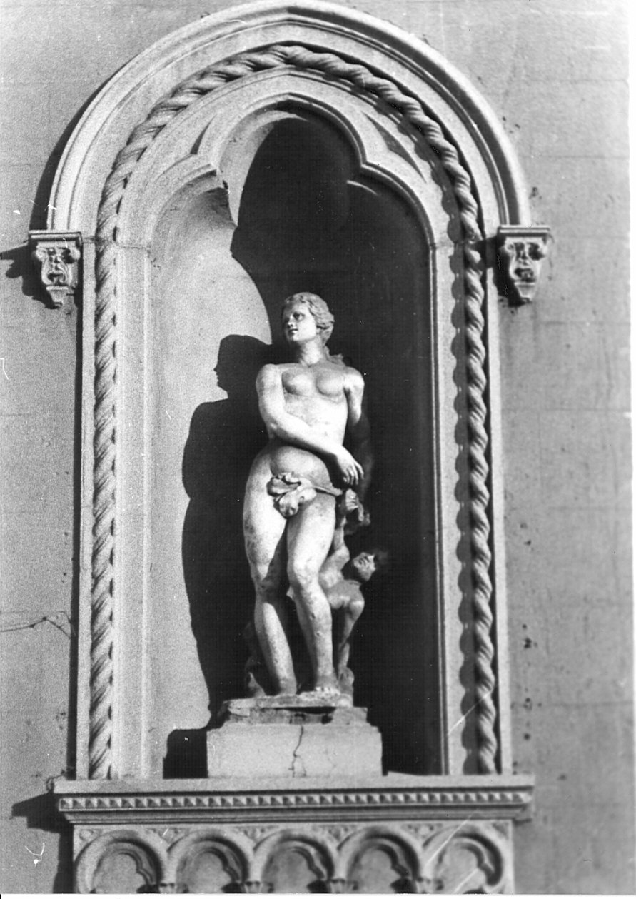 Eva (statua, pendant) - bottega bergamasca (metà sec. XVII)