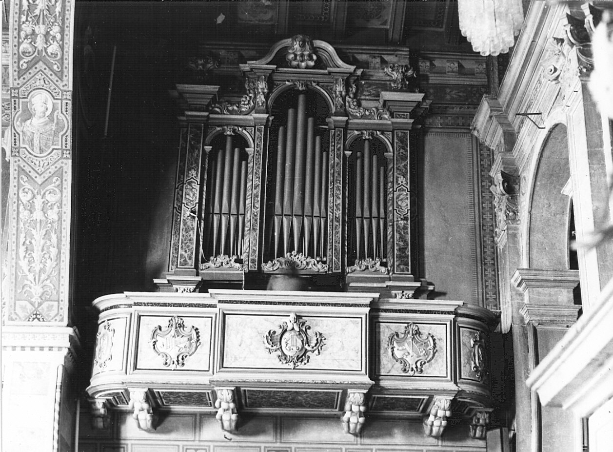 tribuna d'organo, opera isolata - bottega bergamasca (sec. XVIII)